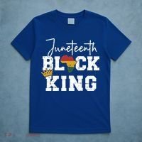 Juneteenth Black King With Pan African Map Flag Gift T-Shirt thumb 5