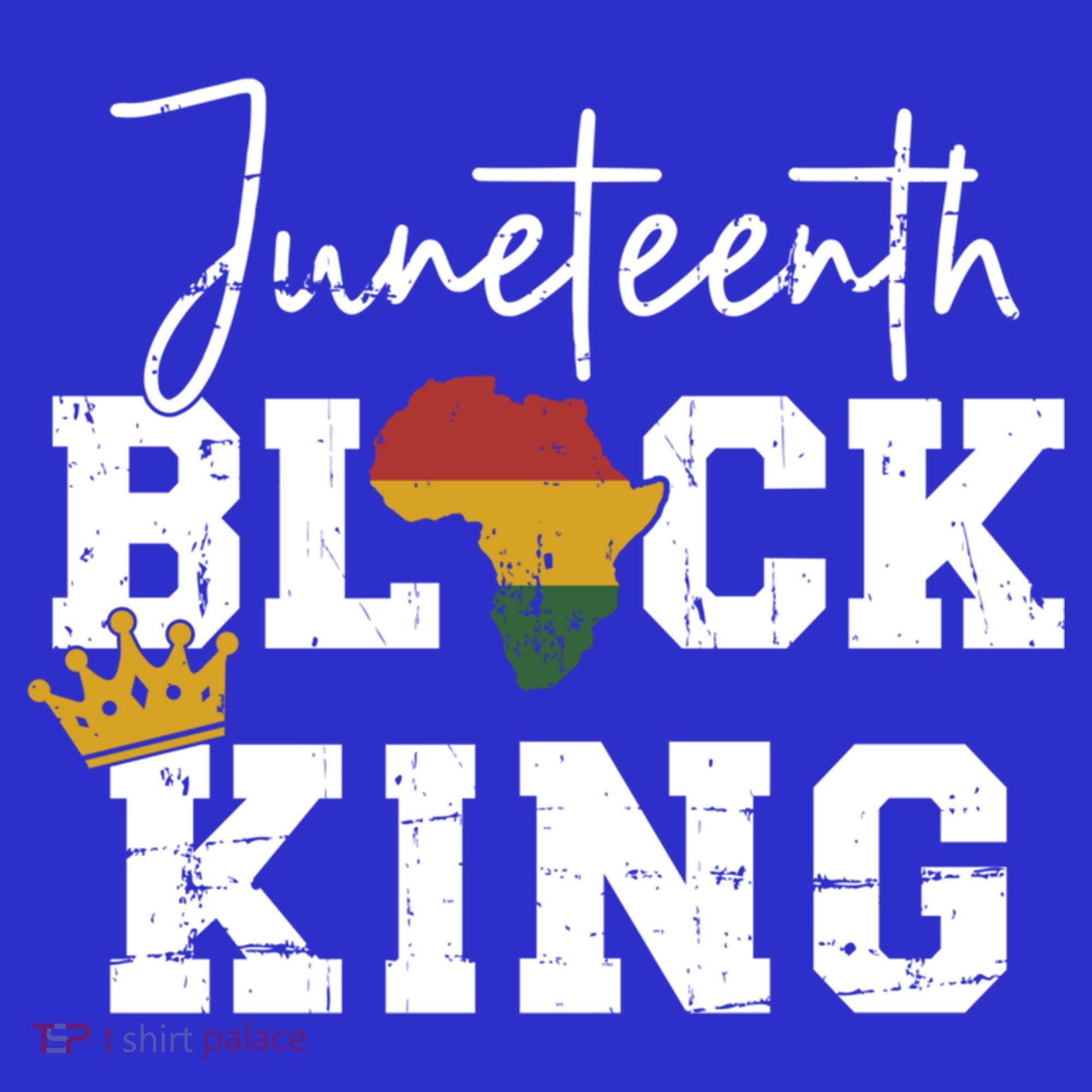 Juneteenth Black King With Pan African Map Flag Gift Kids Sweatshirt