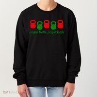 Jingle Bells Kettlebell Christmas Holiday Workout Women's Sweatshirt thumb 0