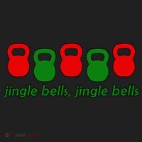 Jingle Bells Kettlebell Christmas Holiday Workout Women's Sweatshirt thumb 2