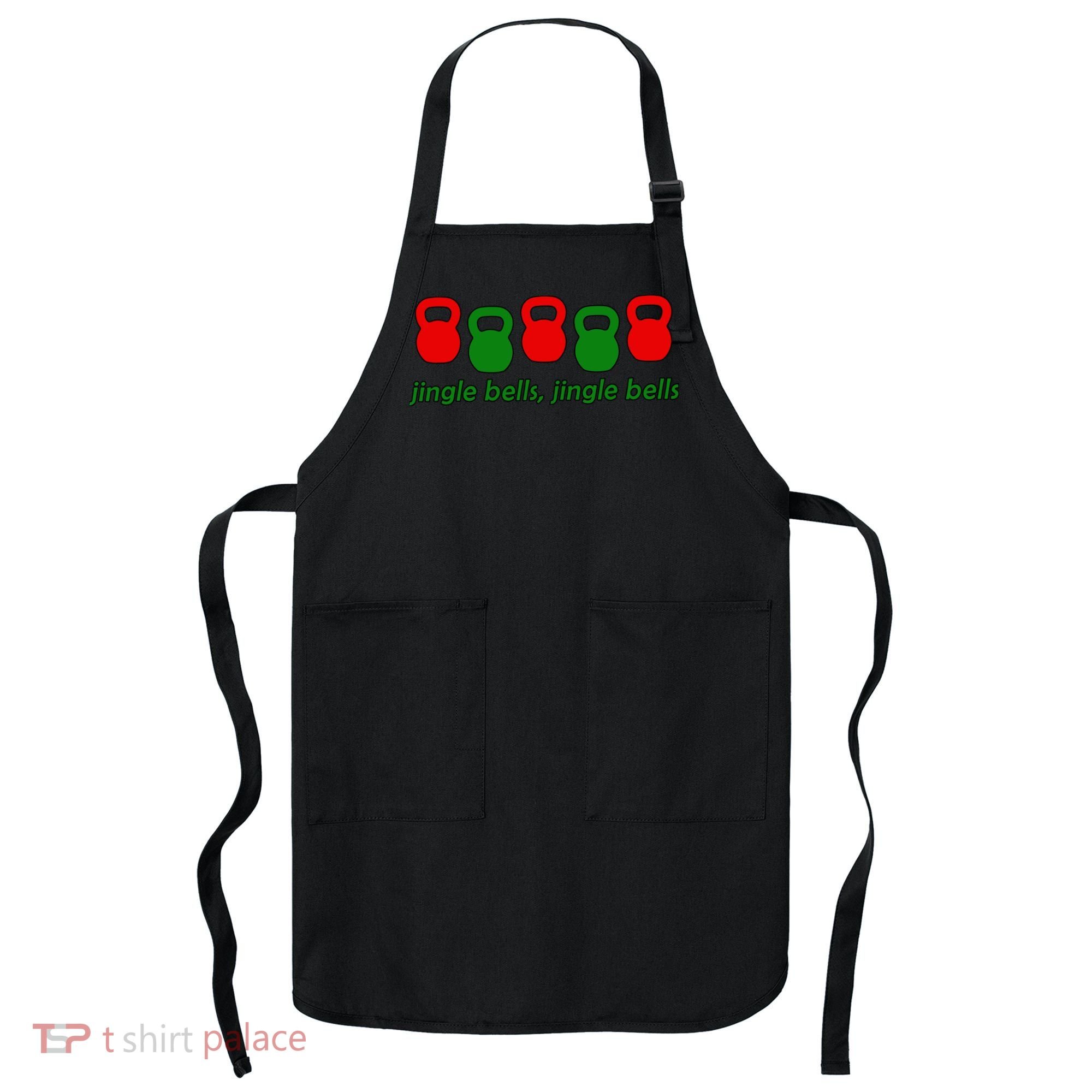 Jingle Bells Kettlebell Christmas Holiday Workout Apron