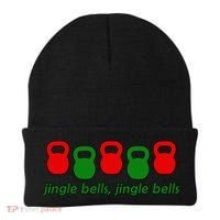 Jingle Bells Kettlebell Christmas Holiday Workout Beanie thumb 0