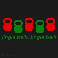 Jingle Bells Kettlebell Christmas Holiday Workout Women's Hoodie thumb 2
