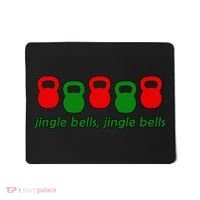 Jingle Bells Kettlebell Christmas Holiday Workout Mousepad thumb 0