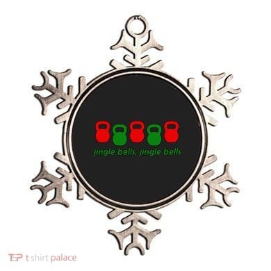 Jingle Bells Kettlebell Christmas Holiday Workout Ornament