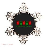 Jingle Bells Kettlebell Christmas Holiday Workout Ornament thumb 0