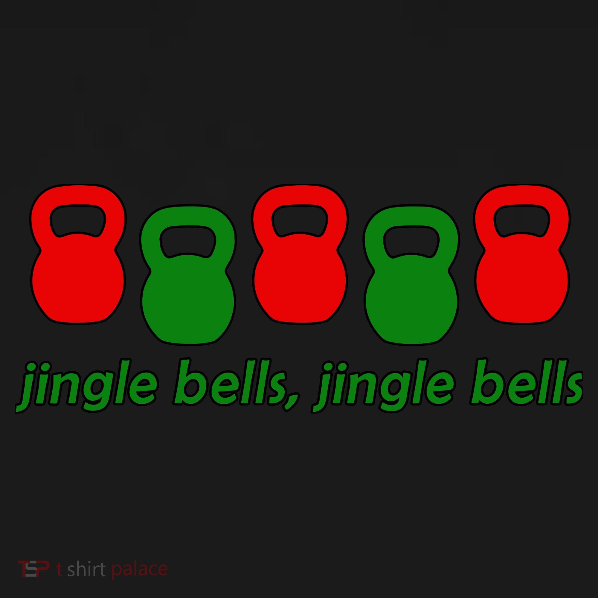 Jingle Bells Kettlebell Christmas Holiday Workout Women's Tank Top