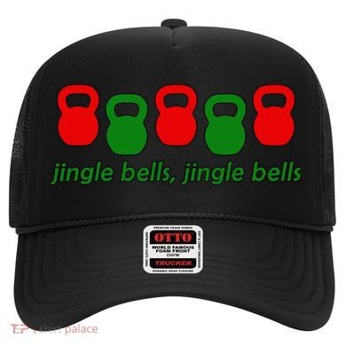 Jingle Bells Kettlebell Christmas Holiday Workout Hat