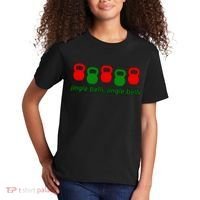 Jingle Bells Kettlebell Christmas Holiday Workout Kids T-Shirt thumb 2