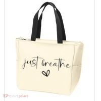Just Breathe Mental Health Print Tote Bag thumb 3