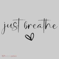 Just Breathe Mental Health Print Performance Fleece Hoodie thumb 2
