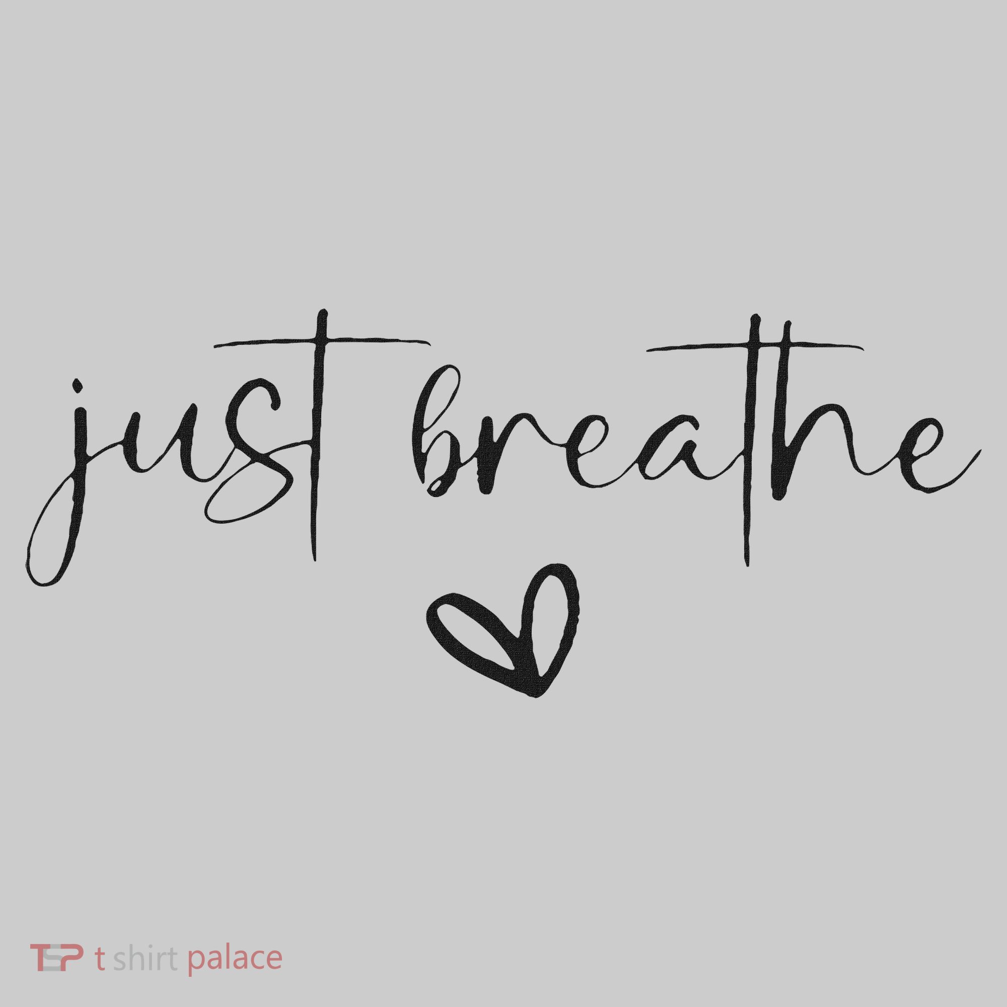 Just Breathe Mental Health Print Performance Fleece Hoodie