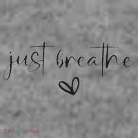 Just Breathe Mental Health Print Toddler Hoodie thumb 2