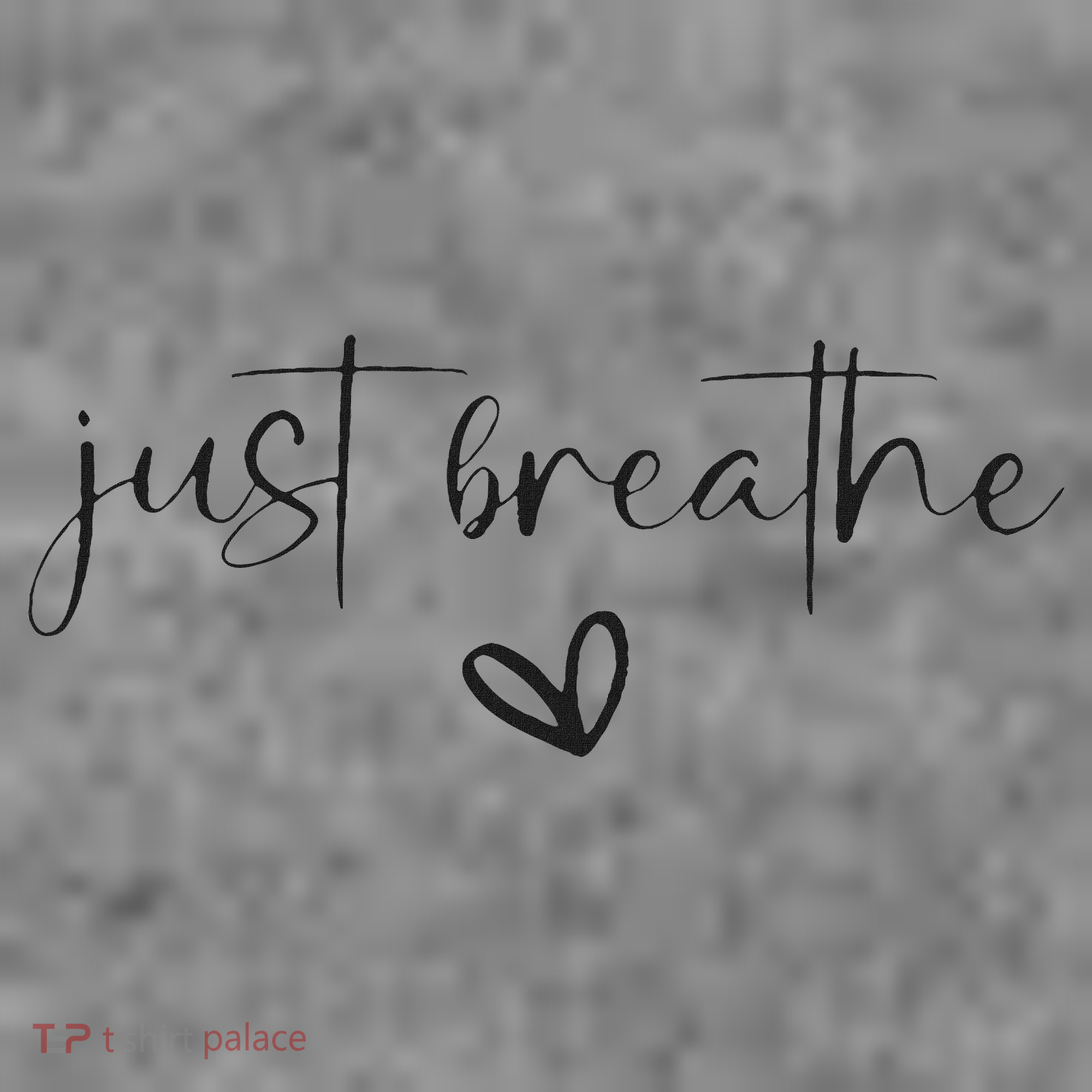 Just Breathe Mental Health Print Toddler Hoodie