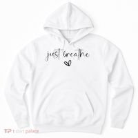 Just Breathe Mental Health Print Hoodie thumb 0