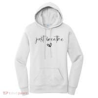 Just Breathe Mental Health Print Women's Hoodie thumb 0