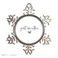 Just Breathe Mental Health Print Ornament thumb 0