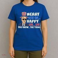Joe Biden Merry 4th Of Happy Uh You Know The Thing T-Shirt thumb 4