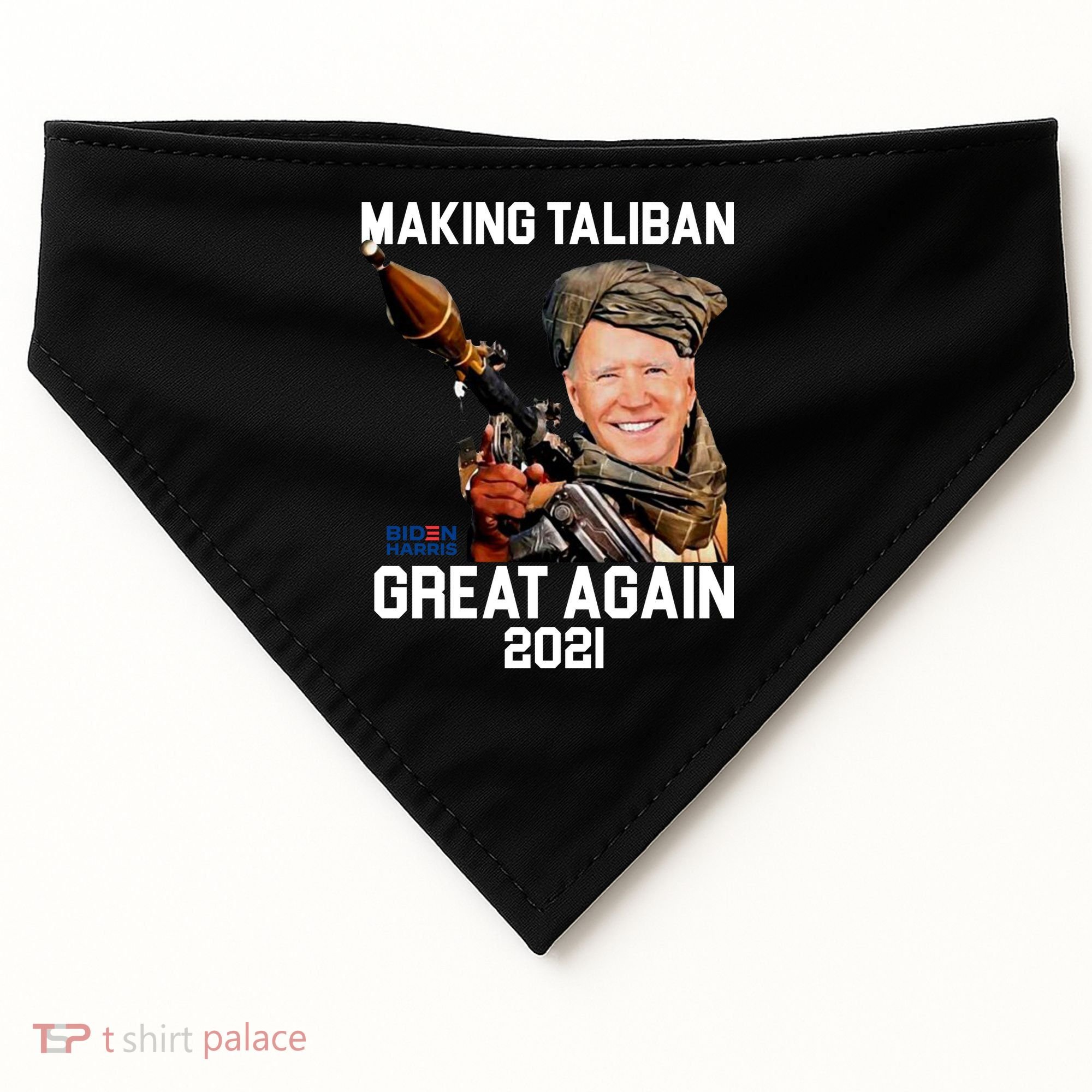 Joe Biden Making The Taliban Great Again USA-Made Doggie Bandana