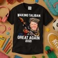 Joe Biden Making The Taliban Great Again Kids T-Shirt thumb 3