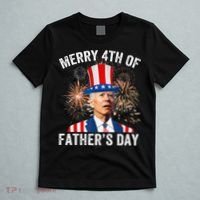 Joe Biden Merry 4th Of Father's Day Funny 4th Of July T-Shirt thumb 5