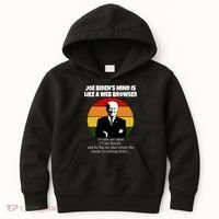 Joe Biden's Mind Is Like A Web Browser Kids Hoodie thumb 0