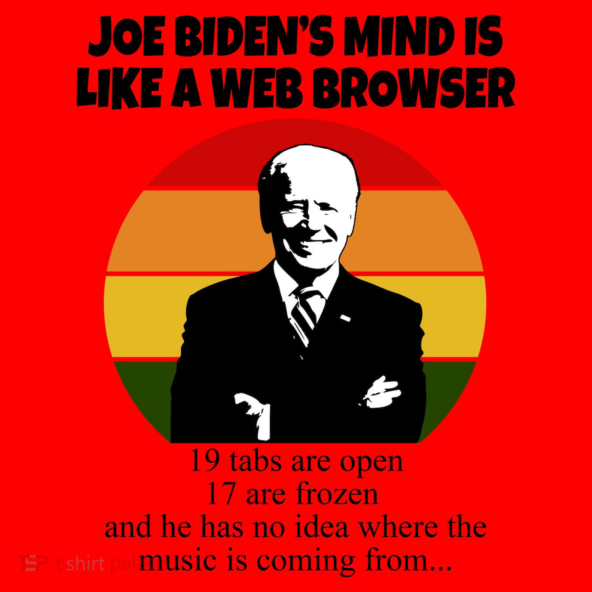 Joe Biden's Mind Is Like A Web Browser Santa Hat