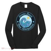 Jenness Beach Nh New Hampshire Souvenir Nautical Surfer Grap Long Sleeve Shirt thumb 0