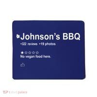 Johnsons BBQ No Vegan Food Here One Star In Back Mousepad thumb 0