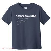 Johnsons BBQ No Vegan Food Here One Star In Back Toddler T-Shirt thumb 0