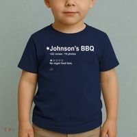 Johnsons BBQ No Vegan Food Here One Star In Back Toddler T-Shirt thumb 2