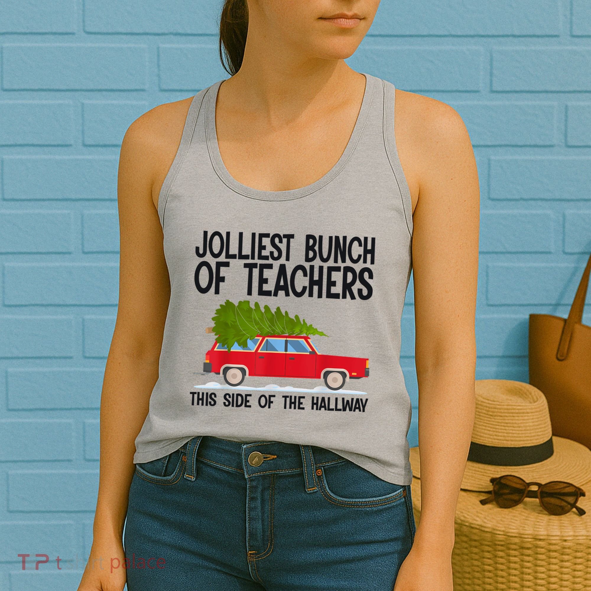 Jolliest Bunch Of Teachers This Side Of The Hallway Women's Tank Top