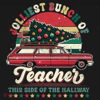 Jolliest Bunch Of Teachers This Side Of The Hallway Women's Hoodie thumb 2