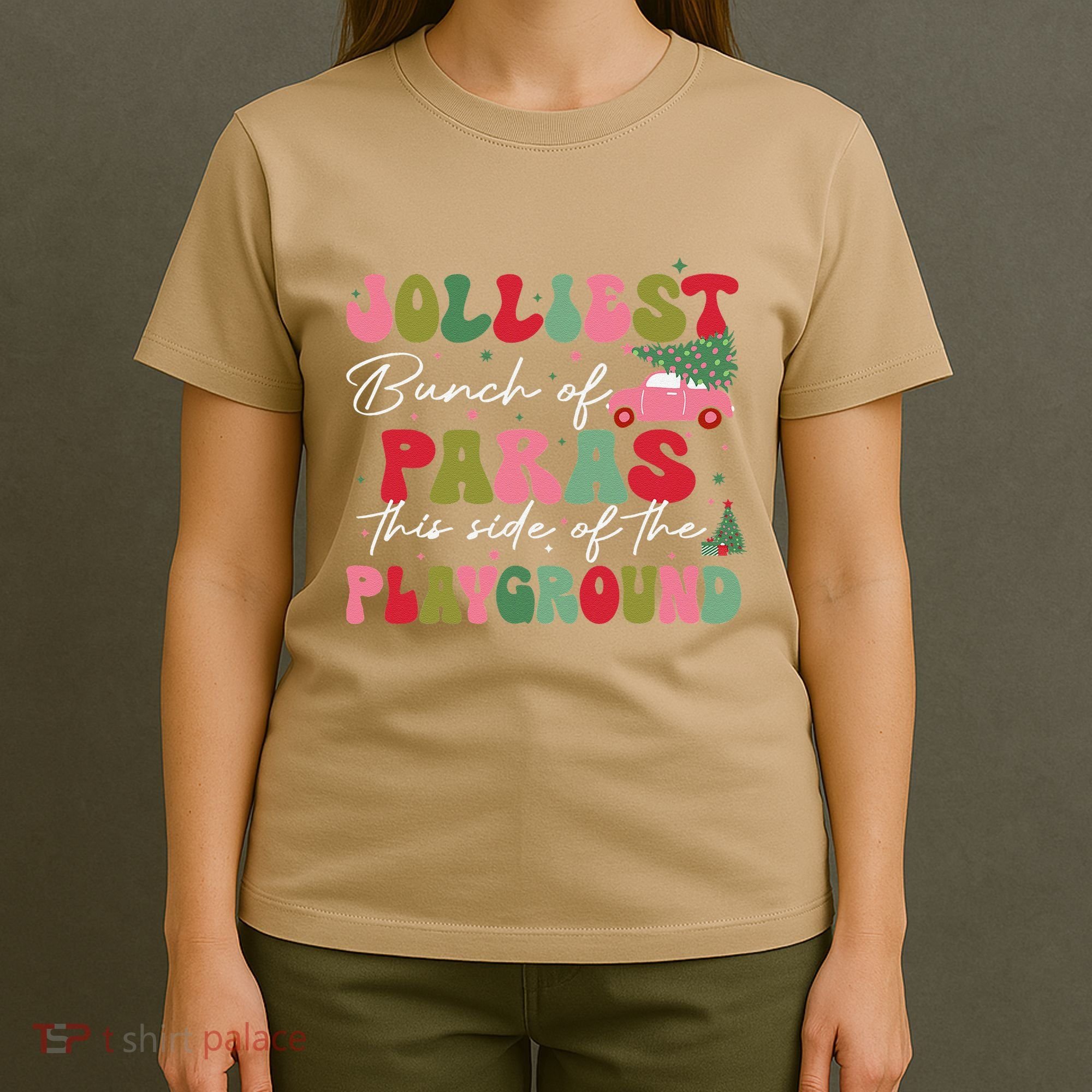 Jolliest Bunch Of Paras This Side Of The Playground Xmas T-Shirt