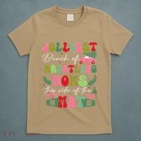 Jolliest Bunch Of Wrestling Moms This Side Of The Mat T-Shirt thumb 5