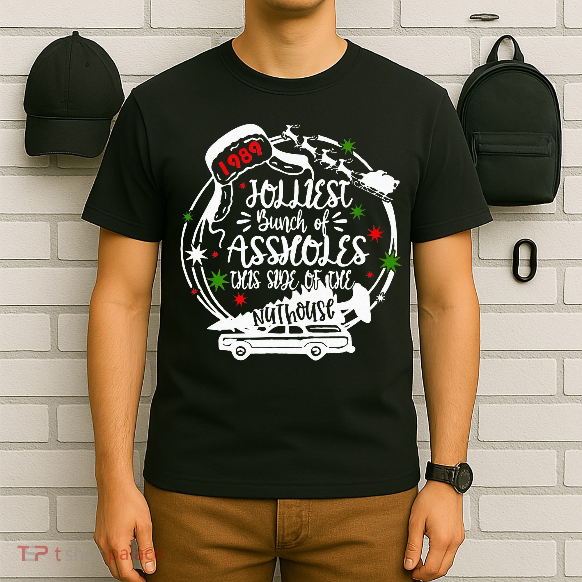 Jolliest Bunch Of Assholes This Side Of The Nut House Xmas  T-Shirt
