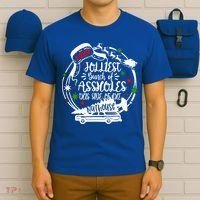 Jolliest Bunch Of Assholes This Side Of The Nut House Xmas  T-Shirt thumb 6