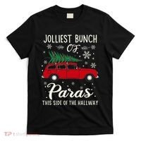 Jolliest Bunch Of Paras This Side Of The Hallway Xmas T-Shirt thumb 0