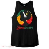 Juneteenth Black Pride Music Ladies PosiCharge Tri-Blend Wicking Tank thumb 0