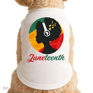 Juneteenth Black Pride Music Doggie Tank
