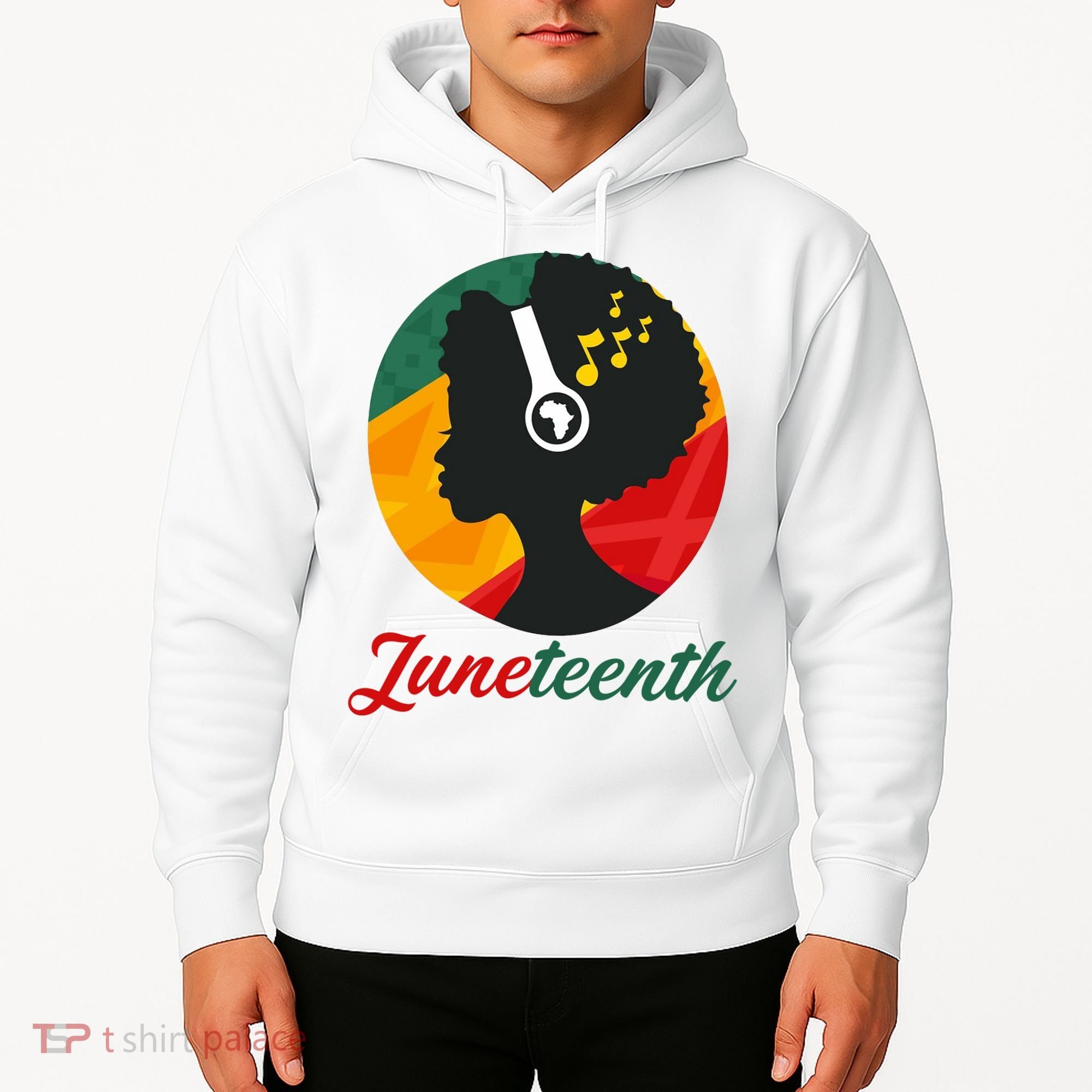 Juneteenth Black Pride Music Hoodie
