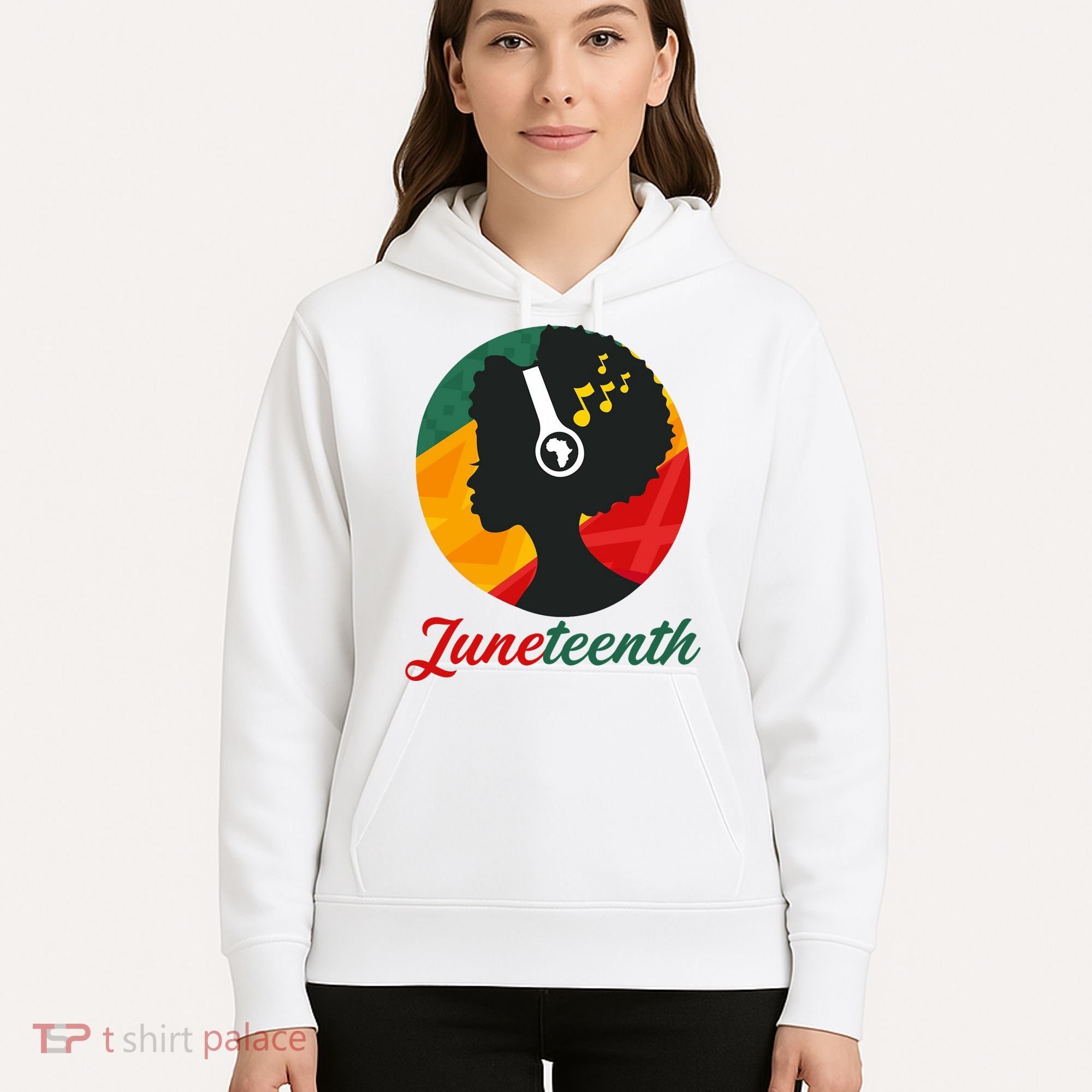 Juneteenth Black Pride Music Hoodie