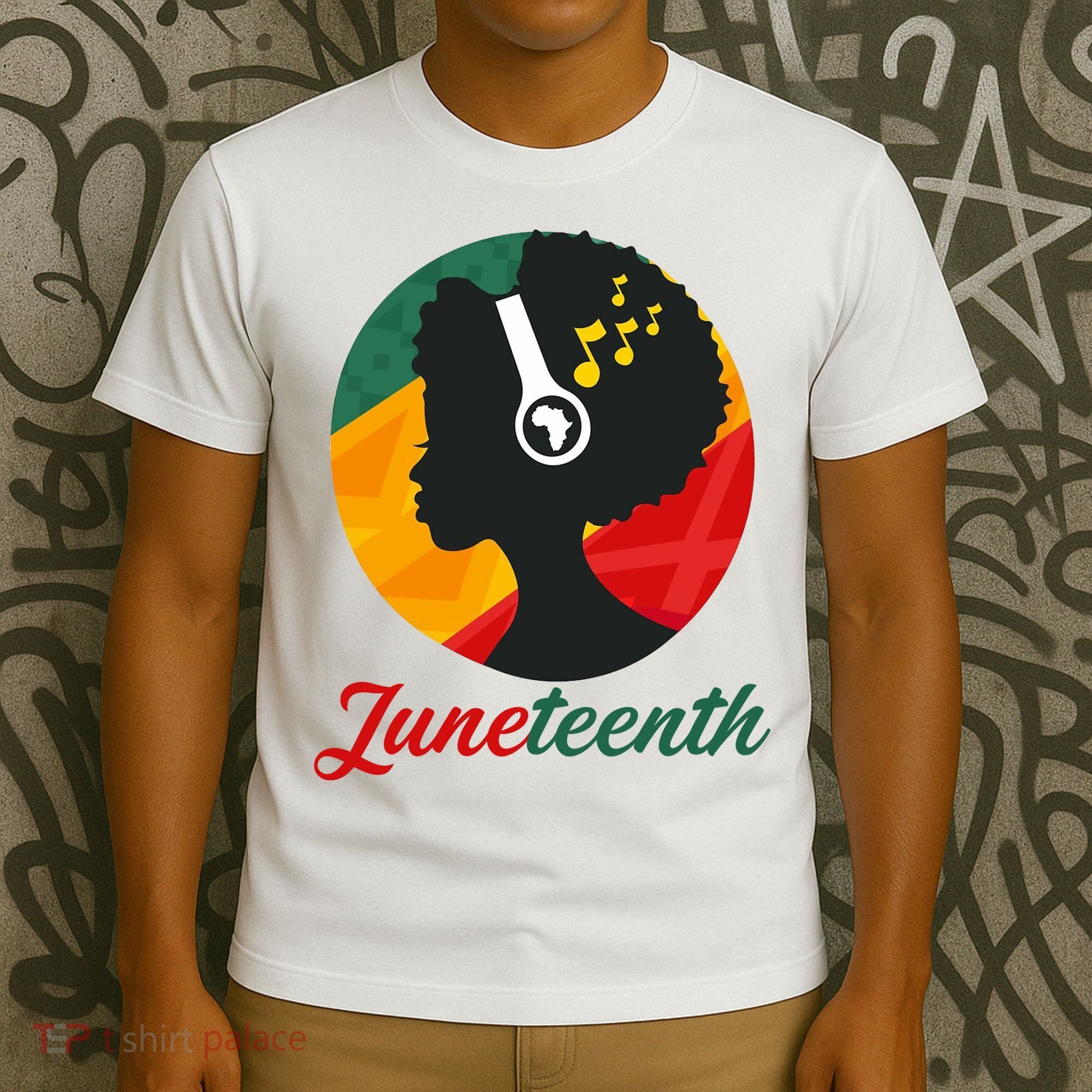 Juneteenth Black Pride Music T-Shirt