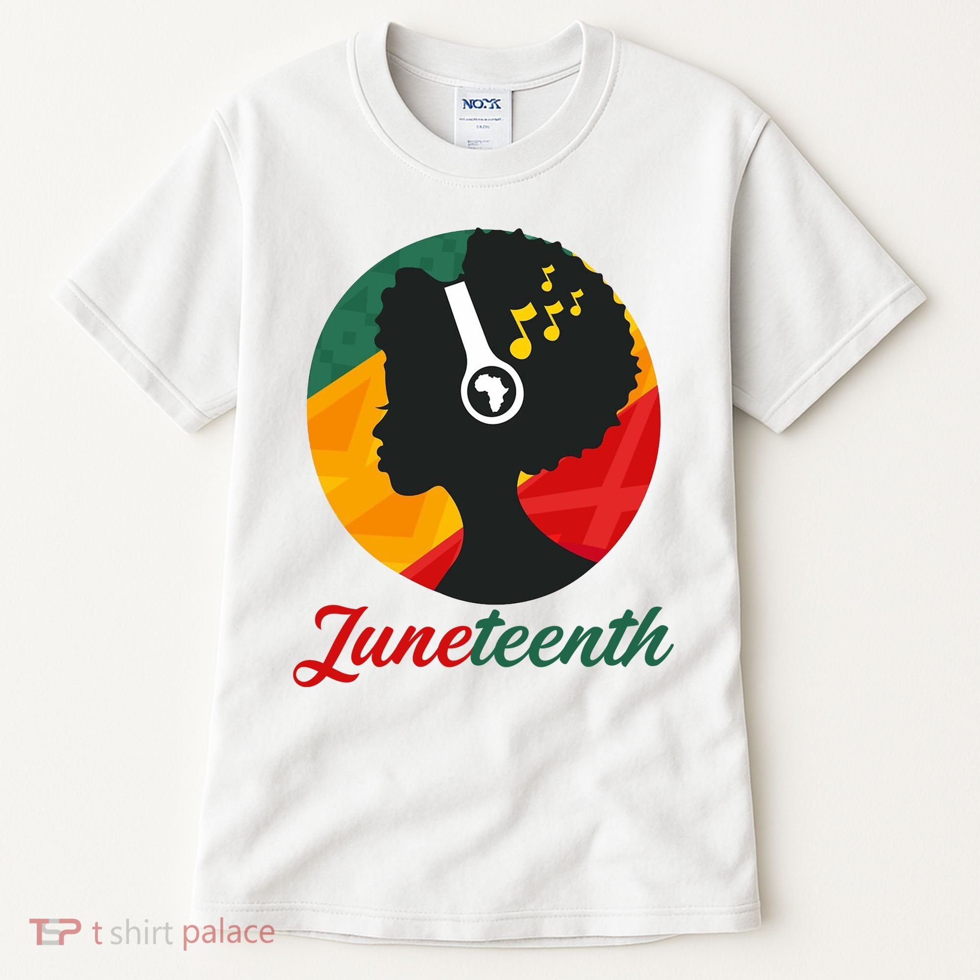 Juneteenth Black Pride Music Tall T-Shirt