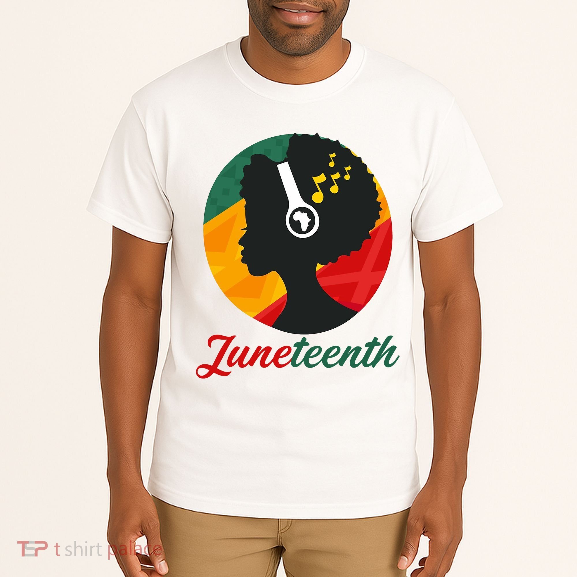 Juneteenth Black Pride Music Tall T-Shirt