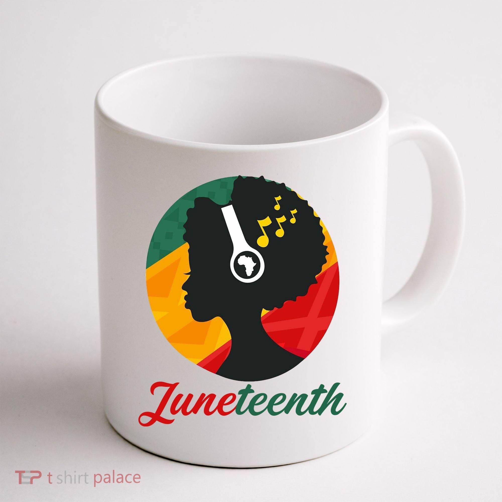 Juneteenth Black Pride Music Coffee Mug