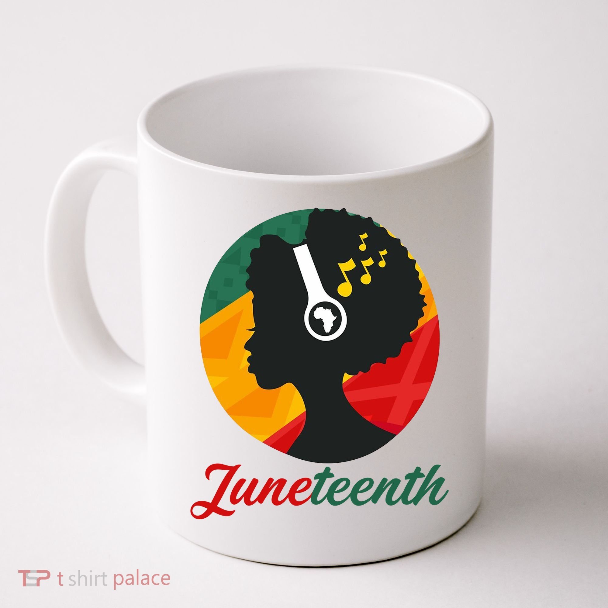 Juneteenth Black Pride Music Coffee Mug