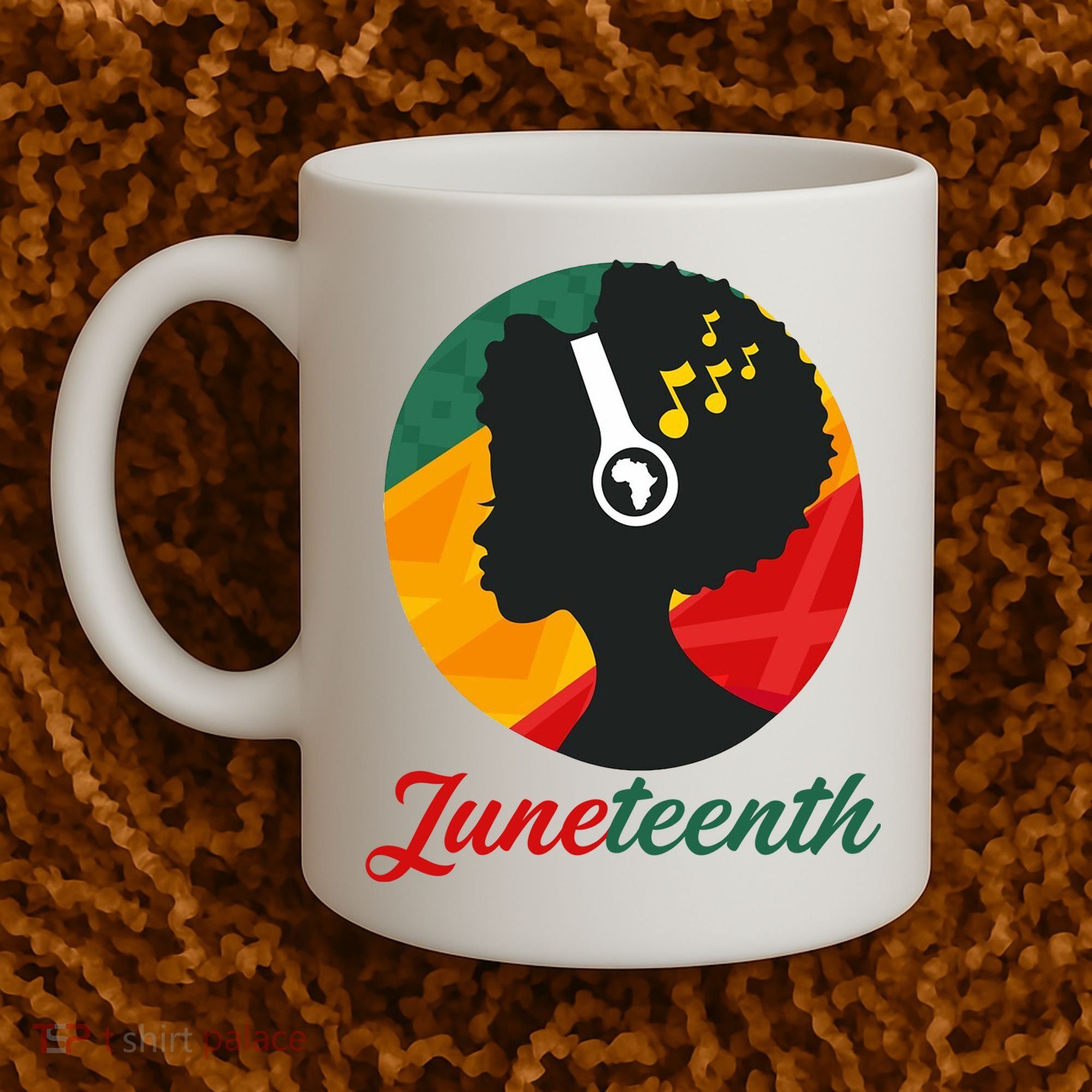 Juneteenth Black Pride Music Coffee Mug