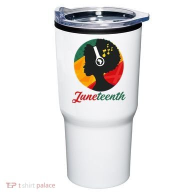 Juneteenth Black Pride Music Tumbler