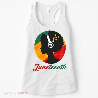 Juneteenth Black Pride Music Women's Tank Top